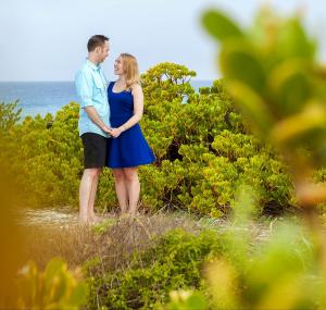 Engagement Portrait Cancun beach