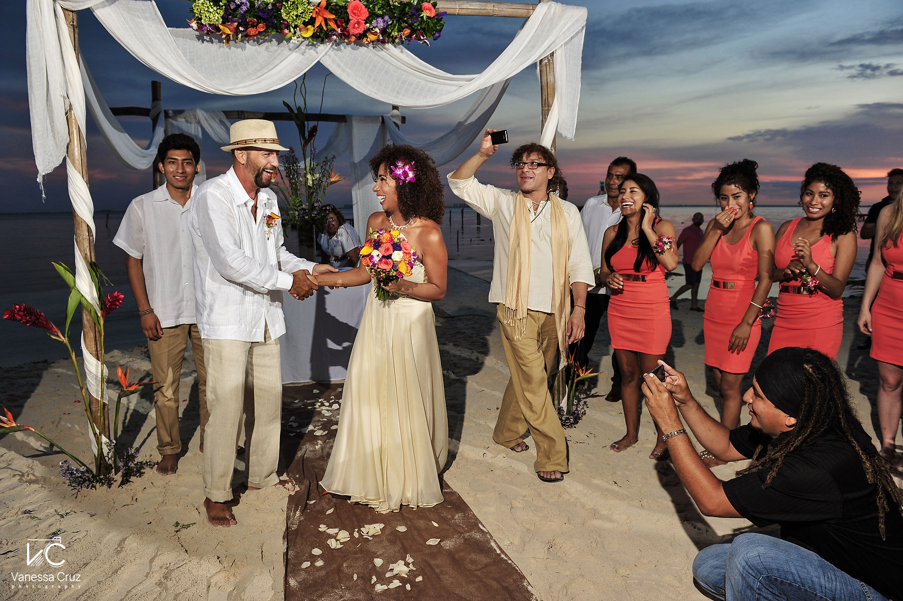 Just married Isla Mujeres Mexico 