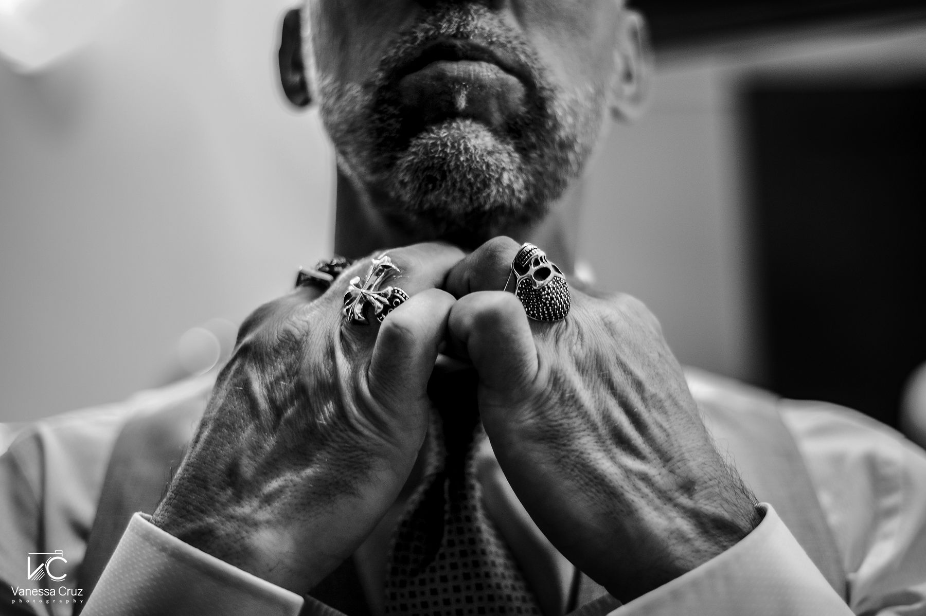 Groom ready to Rock getting ready  Royal Playa del Carmen Mexico