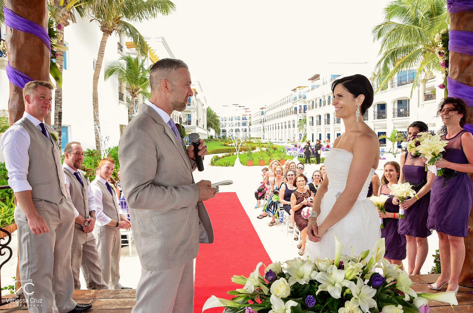 Wedding vows  Royal Playa del Carmen Mexico