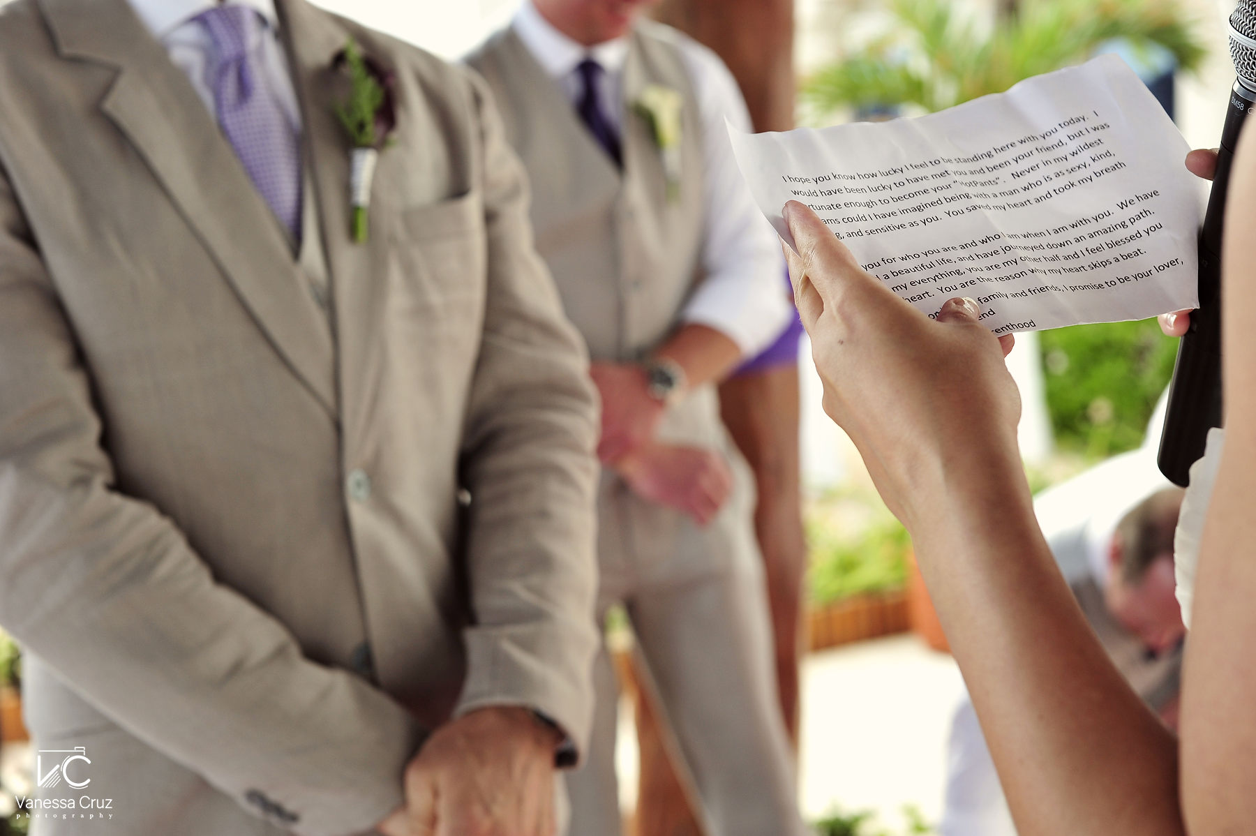 Bride wedding vows  Royal Playa del Carmen Mexico