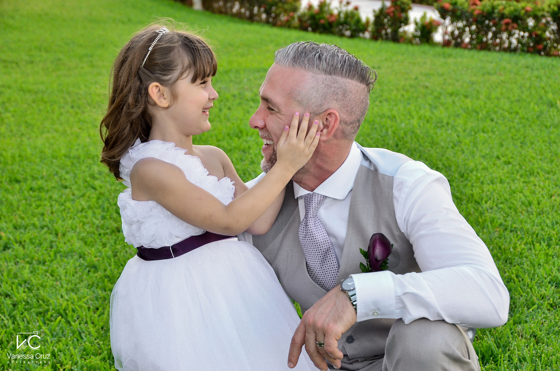 Groom and daughter  Royal Playa del Carmen Mexico