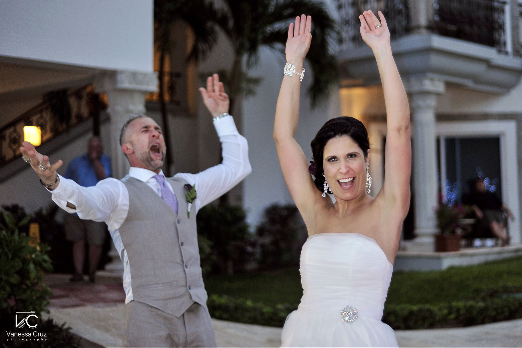 Bride and Groom entrance  Royal Playa del Carmen Mexico