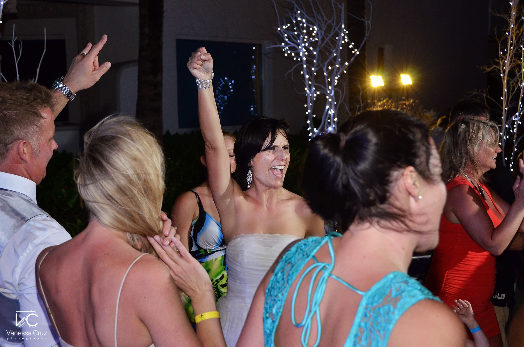 Bride dancing Royal Playa del Carmen Mexico