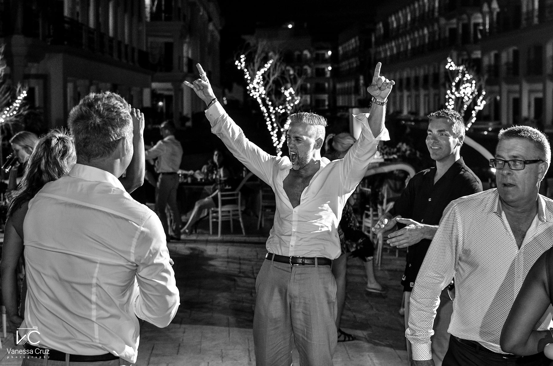 Groom singing Metallica song Royal Playa del Carmen Mexico