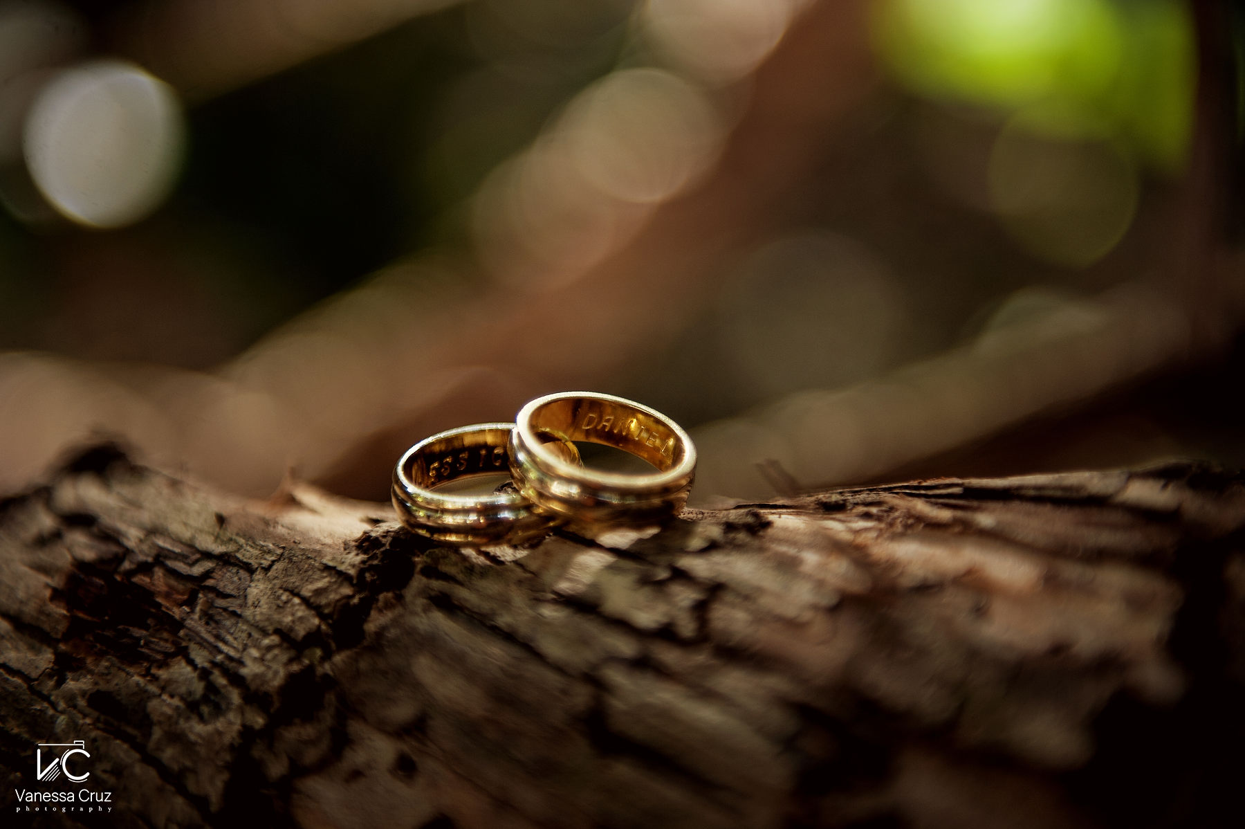 Wedding Rings in nature Chiapas, Mexico
