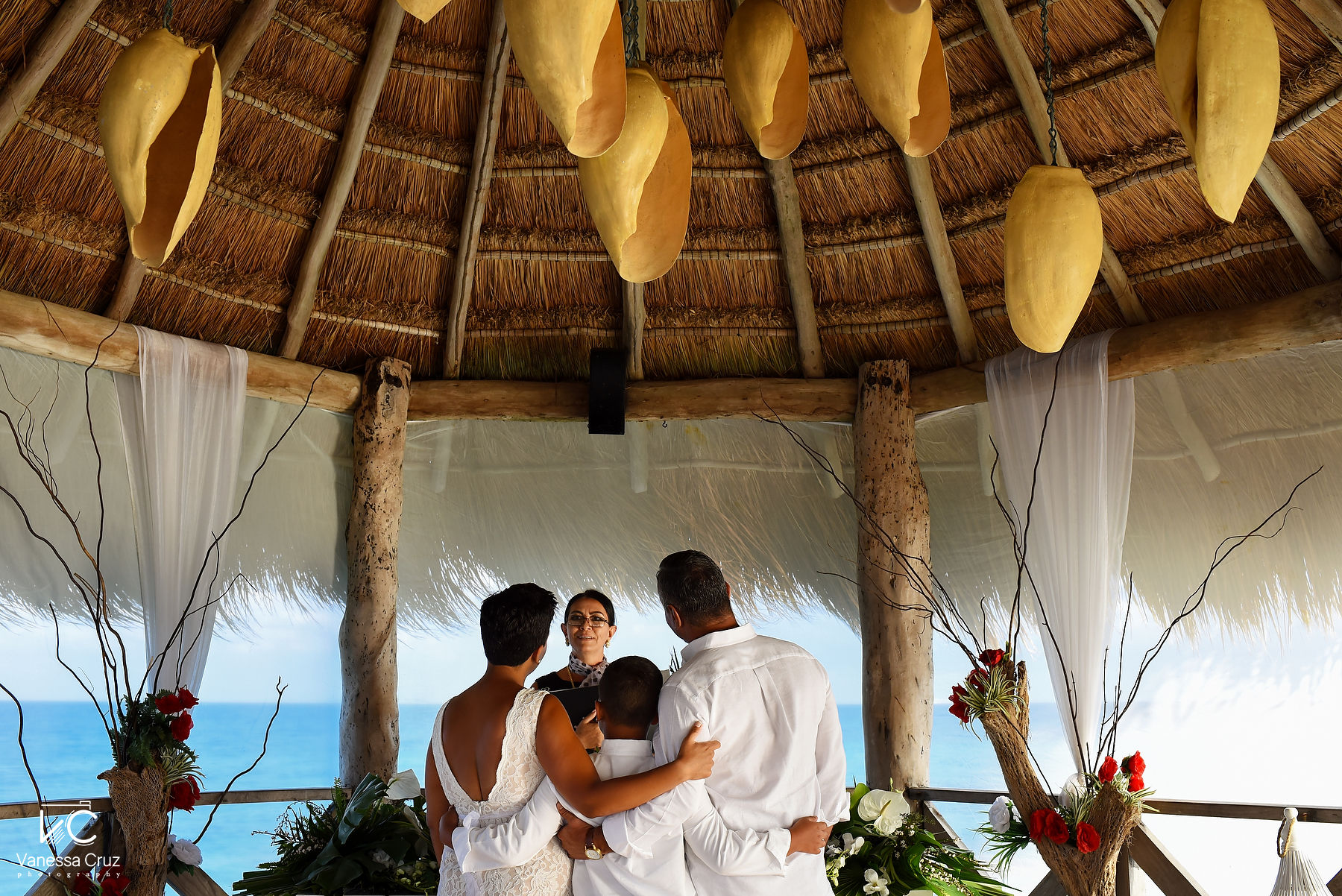 Gazebo Wedding Vow Renewal Vidanta Mayan Palace Riviera Maya Mexico