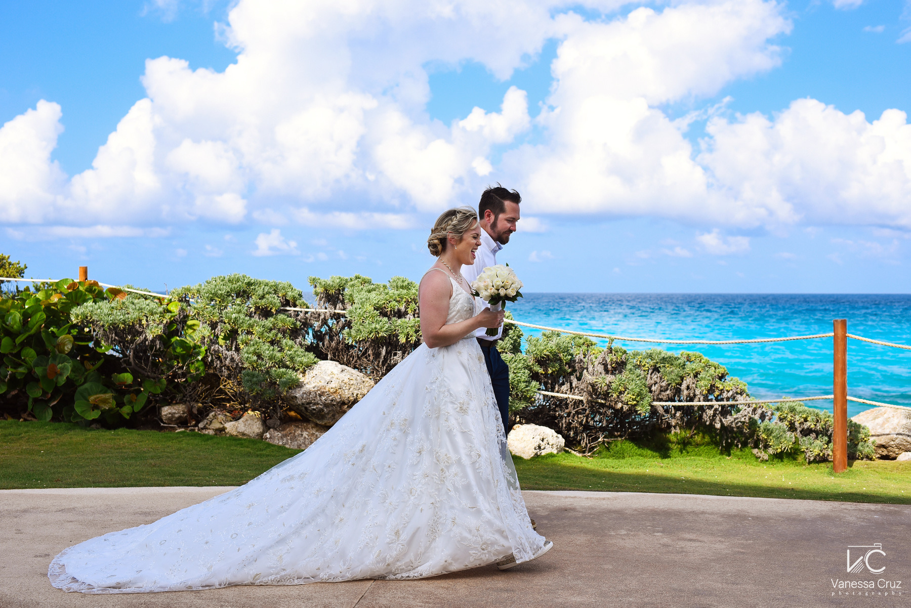 just married Lighthouse Destination Wedding Hyatt Ziva Cancun Mexico