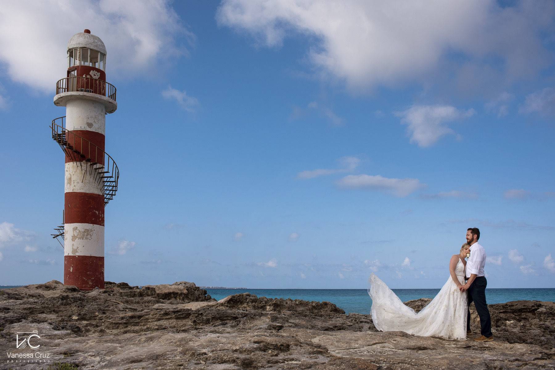 Wedding photography portraits Lighthouse Hyatt Ziva Cancun Mexico