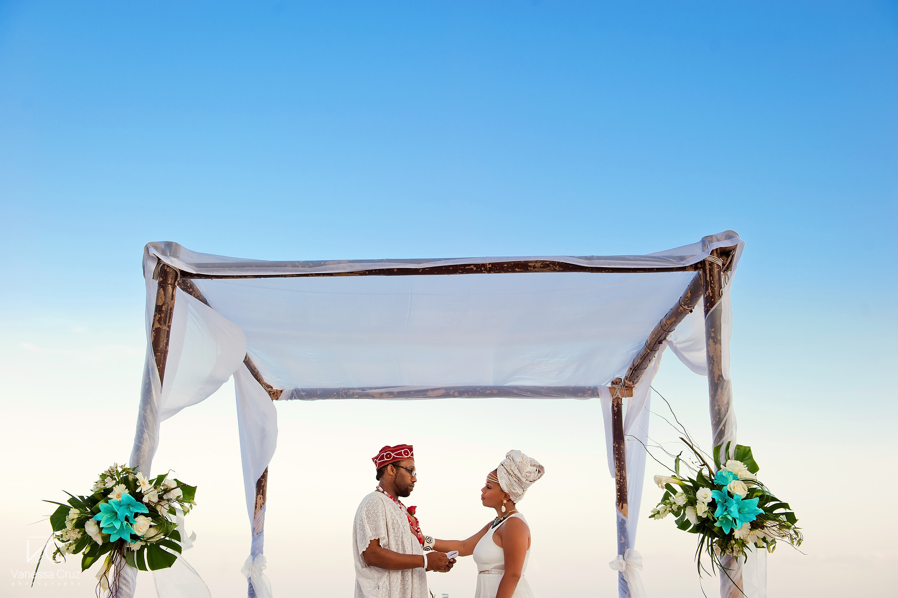 Beach wedding spiritual ceremonies  Cancun Mexico