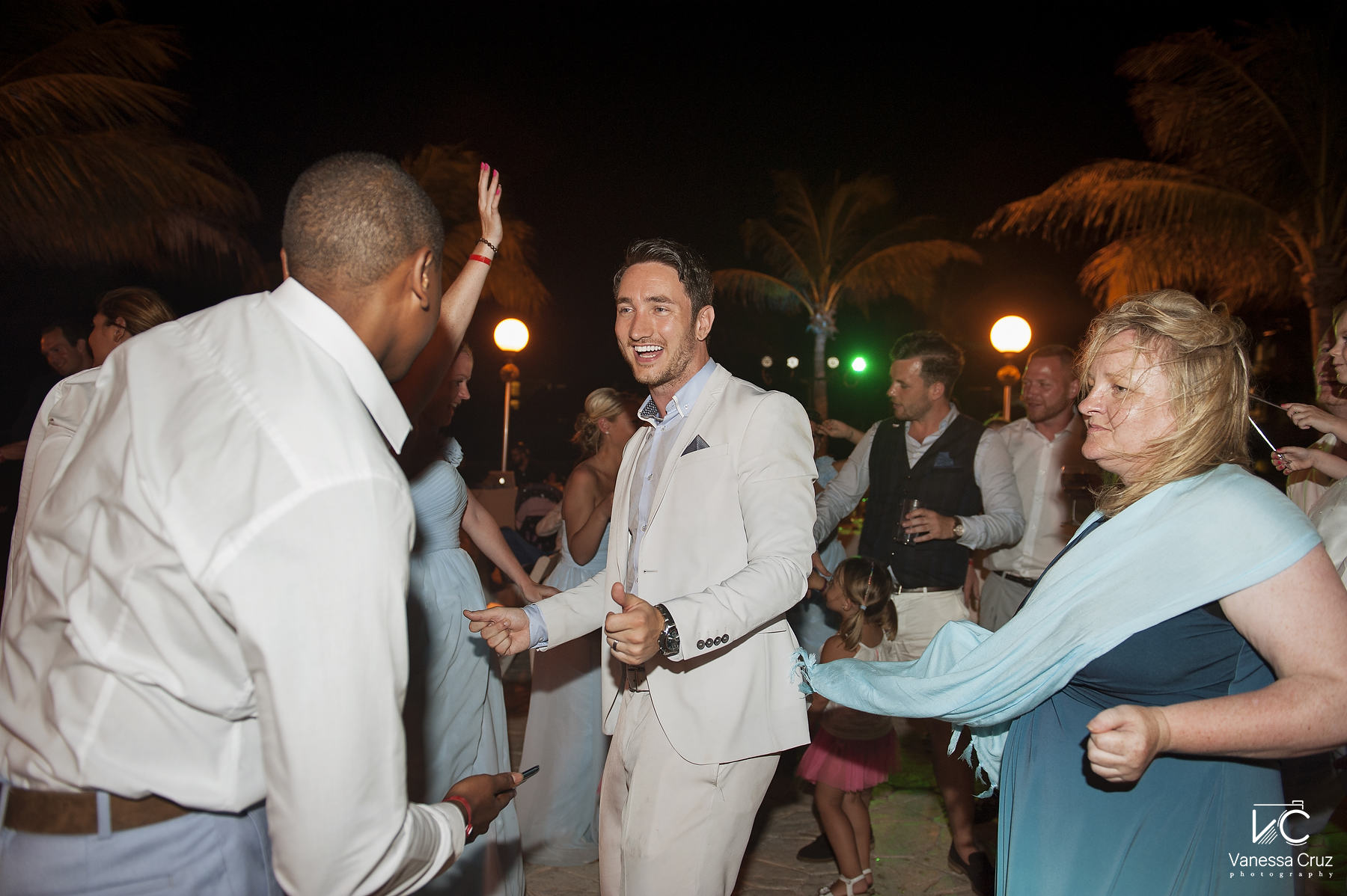 Party time Destination Wedding Cancun Mexico Moon Palace Resort