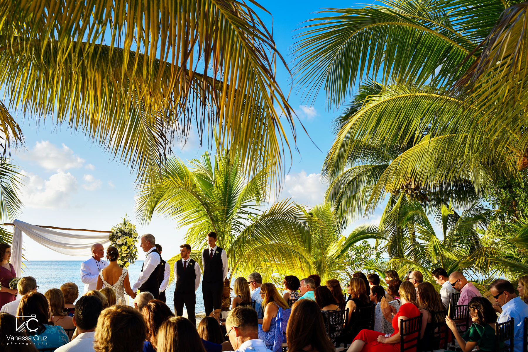 Cozumel beach wedding Villa Yak Alil Mexico